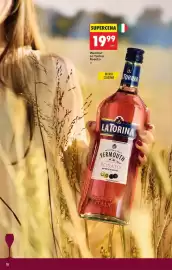 Biedronka gazetka | Alkohole Strona 18: Wino różowe Wermut La Torina Rosato €19,99