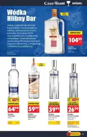 Biedronka gazetka | Alkohole Strona 21: Wódka Hlibny Dar €104,99, Wódka Finlandia 40% €64,99