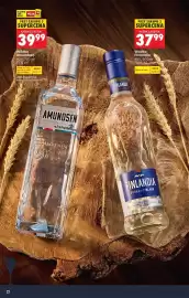 Biedronka gazetka | Alkohole Strona 22: Wódka Amundsen 40% €39,99, Wódka Finlandia 40% €37,99