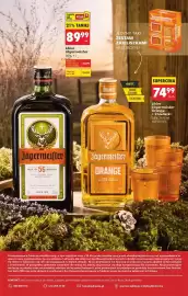 Biedronka gazetka | Alkohole Strona 37: Likier Jägermeister 35% €89,99, Likier Jägermeister Orange + 2 kieliszki 33% €74,99