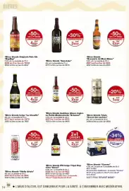 Catalogue Monop' page 14: Corona Bière blonde €4,25, BapBap Bière blonde Originale Pale Ale €4,65