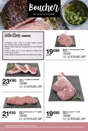 Catalogue Monop' page 20: Agneau €23,90, Agneau Épaule €19,99