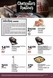 Catalogue Monop' page 21: Label Rouge Terrine de campagne ail €14,90, Label Rouge Terrine de campagne €14,90