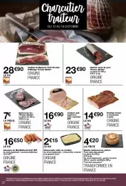 Catalogue Monop' page 22: Auxis Jambon cuit supérieur €16,90, LE PORC FRANCAIS Poitrine fumée à l'ancienne à cuire €14,90