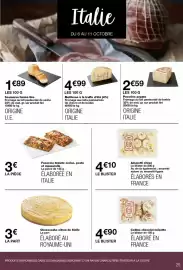 Catalogue Monop' page 25: Focaccia tomate cerise, pesto et mozzarella €3,00, AMORE Amaretti citron €4,10