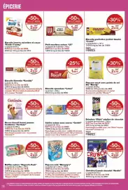 Catalogue Monop' page 36: Quadro Biscuits gaufrettes praliné €2,09, LU Petit moelleux nature €1,99