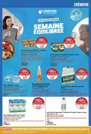 Catalogue Monop' page 43: BADOIT Eau minérale naturelle €3,67, GrandLait Lait frais de montagne €1,27