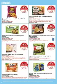 Catalogue Monop' page 46: Tipiak Cookies cheddar bacon €2,61, Bonduelle Galettes €1,91