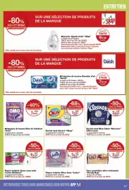 Catalogue Monop' page 57: OMO Capsules de lessive Rêve de fraîcheur €7,43, Kleenex Essuie-tout Maxi blanc €3,52