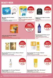 Catalogue Monop' page 66: Wilkinson Lames de rasoir Hydro 5 sensitive €12,00, SOLINOTES ORANGER €13,23