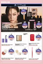 Catalogue Monop' page 70: Magaglo Blushlighter Enlumineur €10,50, NYX Buttermelt Blush €7,23