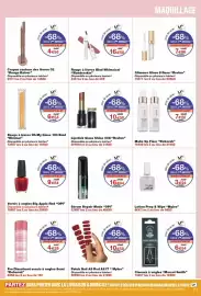 Catalogue Monop' page 71: Blad Whimsical Rouge à lèvres €33,00, Revlon Glimmer Gloss 8 Rose €7,86