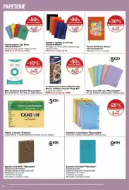 Catalogue Monop' page 74: Canson Papier à dessin €3,50, Exacompta Porte-vues 80 vues €5,20