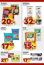 Nelins reklamblad vecka 41 Sida 18: Finn Crisp Snacks €20,00, Estrella linschips €17,95