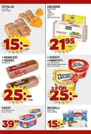 Nelins reklamblad vecka 41 Sida 15: Garant ostfrallor €15,00, Skogaholm Originalrost Fiberrost €25,00