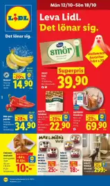 Lidl reklamblad vecka 42 Sida 1: Alesto Valnötter €22,90, Lidl Röd spets-paprika €34,90