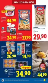 Lidl reklamblad vecka 42 Sida 10: Gelatelli glass i bägare €26,90, Popcorn karamelliserade popcorn €14,90