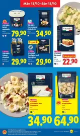 Lidl reklamblad vecka 42 Sida 15: Italiamo croissant med chokladkräm €34,90, Italiamo vaniljglass med kakaoglasyr €29,90