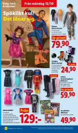 Lidl reklamblad vecka 42 Sida 17: Strumpor Glow in the dark €24,90, Pyjamas Glow in the dark €79,90