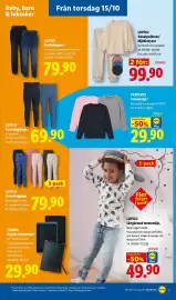 Lidl reklamblad vecka 42 Sida 26: Lupilu Termoleggings €79,90, Lupilu Sweatpullover/Mjukisbyxor €99,90