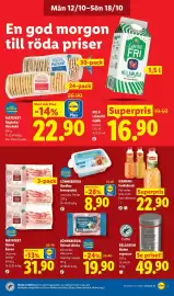 Lidl reklamblad vecka 42 Sida 6: Granini fruktdryck €22,90, Bellarom malen espresso €49,90