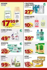 Din Mat reklamblad vecka 41 Sida 6: Eldorado våtservetter €20,00, Barnängen duschkram €17,95