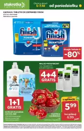 Stokrotka gazetka Strona 1: stokrotka! supermarket Oferta w dniach 5-7.10 KAPSUŁKI, TABLETKI DO ZMYWAREK FINISH 60-65 szt