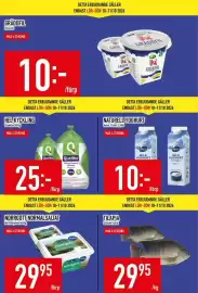 Matdax reklamblad vecka 41 Sida 5: Norrgott normalsaltat €29,95, Tilapia Garden Food €29,95