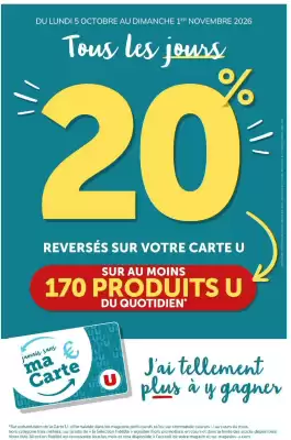 Hyper U | Carte U (valable jusqu'au 1-11)