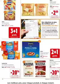 Catalogue Colruyt page 10: Elvea Pizza a Casa base de tomates pour pizza €3,38, RANA toutes les pâtes fraîches farcies €9,20