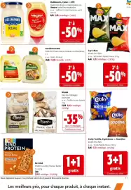 Catalogue Colruyt page 11: Lay's Max €3,29, Hellmann's Mayonnaise €6,08