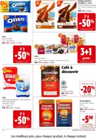 Catalogue Colruyt page 12: Lotus toutes les gaufres €9,27, OREO biscuits €2,94