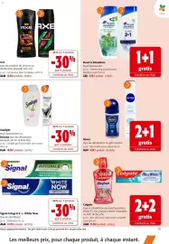 Catalogue Colruyt page 19: Sunlight Rexona €10,78, Axe €12,94