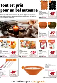 Catalogue Colruyt page 34: Spaas toutes les bougies chauffe-plat parfumées €7,63, Duni tous les rouleaux de table €23,38
