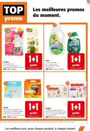 Catalogue Colruyt page 5: Air Wick Diffuseur de parfum €7,69, Huggies DryNites Extra Care €14,99