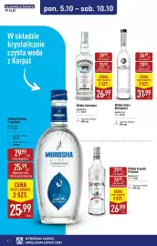 ALDI gazetka | Alkohole Strona 3: Wódka Krupnik Premium €26,99, Wódka Morosha Carpathian €25,99