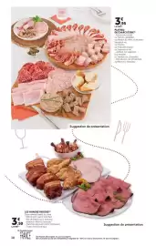 Catalogue Super U | La carte page 10: LES VIANDES FROIDES €3,50, LA PART PLATEAU DE CHARCUTERIE €3,95