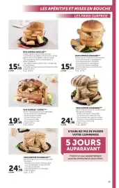 Catalogue Super U | La carte page 11: PAIN SURPRISE "COFFRE" €19,95, PAIN SURPRISE GOURMAND €24,95