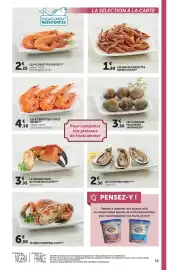 Catalogue Super U | La carte page 19: LE DEMI TOURTEAU CUIT €6,50, LA GROSSE PINCE DE TOURTEAU CUIT €3,95