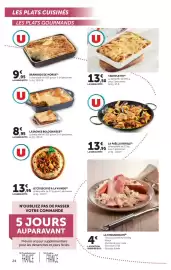 Catalogue Super U | La carte page 24: U Lasagnes bolognaises €8,95, LA PAËLLA ROYALE €13,95