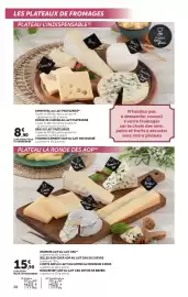 Catalogue Super U | La carte page 28: Plateau la ronde des aop €15,90, Plateau l'indispensable €8,90