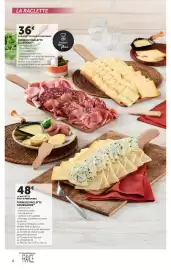 Catalogue Super U | La carte page 6: Formule raclette classique €36,00, LA RACLETTE POUR 6 PERSONNES €48,00