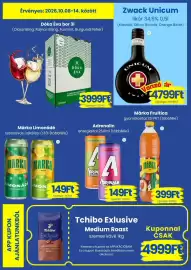 Magnetic akciós újság hét 41 Oldal 8: Adrenalin energiailat €149,00, Zwack Unicum €4.799,00