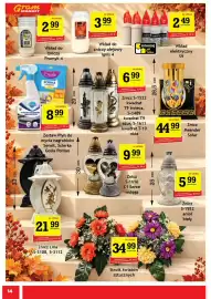 Gram Market gazetka tydzień 41 Strona 14: Znicz Lilia S-3108 €21,99, Wkład do zniczy olejowy Ignis 4 €3,99