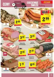 Gram Market gazetka tydzień 41 Strona 3: Boczek z czosnkiem Stanisławów €2,69, Szynka wędzarza Olewnik €3,29