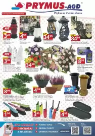 Prymus-AGD gazetka Strona 1: Znicz Napoleon Maryja €34,99, Podkład wieńca żelazko podwójne €8,99