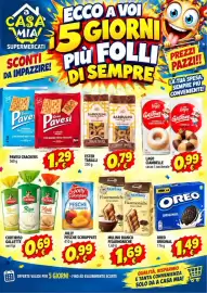 Volantino A Casa Mia Pagina 3: Ester taralli €0,79, Pavesi crackers €1,29