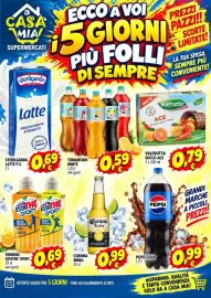 Volantino A Casa Mia Pagina 4: Macinato di scottona €9,90, Salsiccia di pollo €6,99