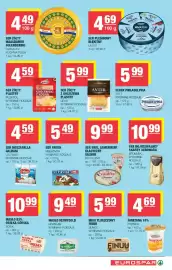 EuroSPAR gazetka Strona 5: Ser żółty Maasdamer holenderski €4,49, Miks tłuszczowy Finuu Bunge €5,99