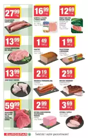 EuroSPAR gazetka Strona 6: Sznycle z fileta z piersi indyka Indykpol €16,99, Wołowina bez kości extra zrazowa górna €59,99